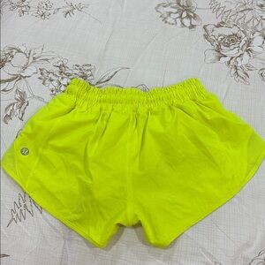 Lululemon Athletica Neon Green Athletic Shorts